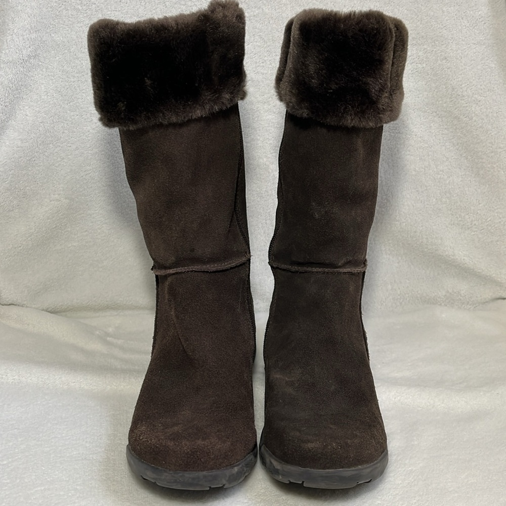 Sporto Women’s Faux Fur Lined Mid Calf Boots Size 9 - Picture 4 of 9